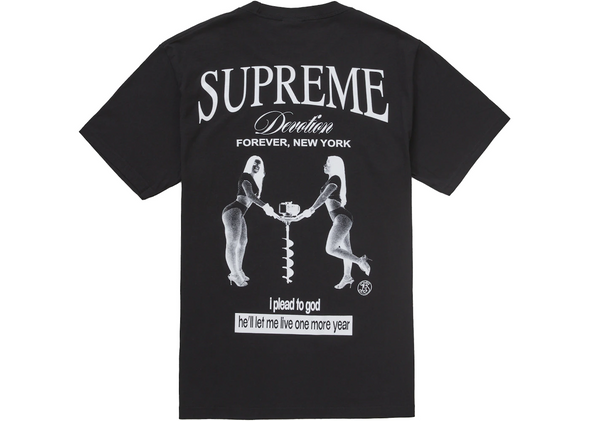 Supreme "Devotion" Tee Black