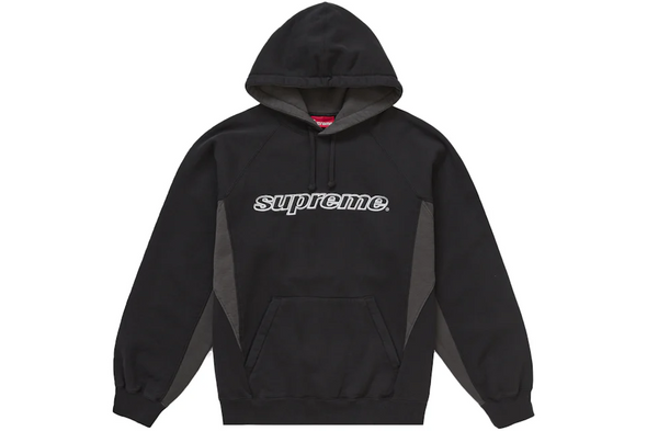 Supreme "Division" Hooded Sweatshirt Black