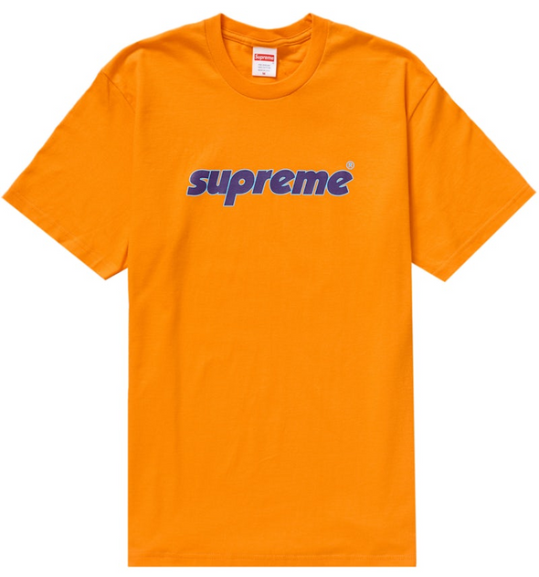 Supreme "Pinline" Tee Orange