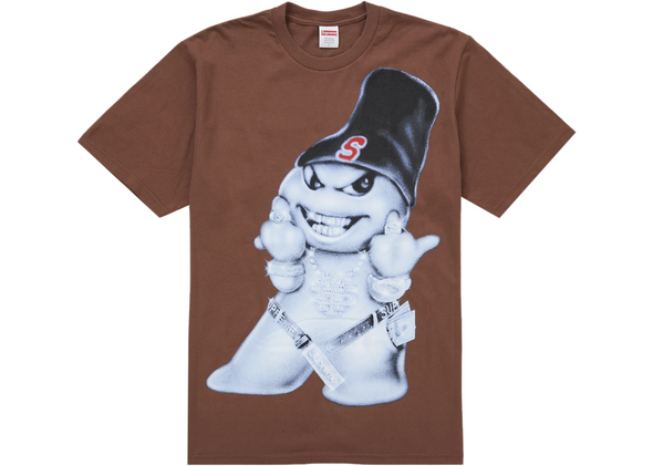 Supreme "Snowman" Tee Brown