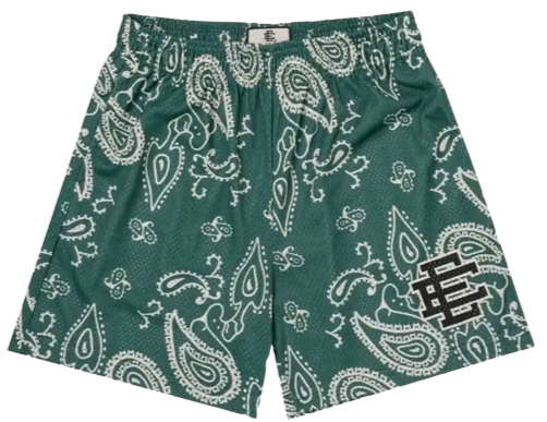 Eric Emanuel EE Basic Short "Green Paisley"