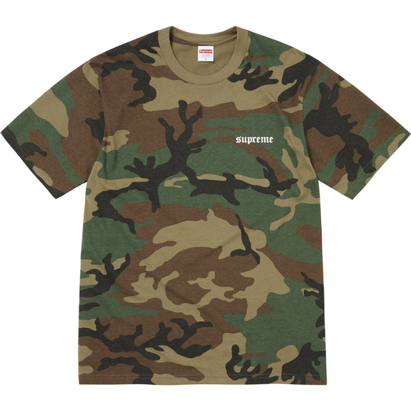 Supreme "Target" Tee Woodland Camo