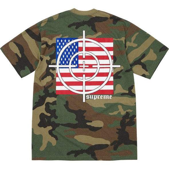 Supreme "Target" Tee Woodland Camo