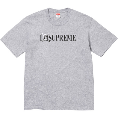 Supreme "Skull" Tee Heather Grey