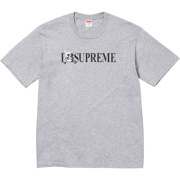 Supreme "Skull" Tee Heather Grey