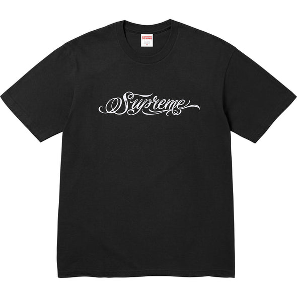 Supreme "Script" Tee Black