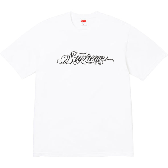 Supreme "Script" Tee White