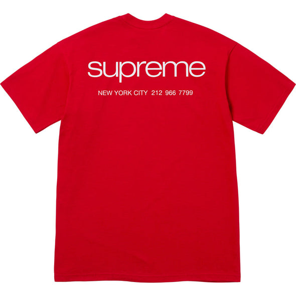 Supreme "NYC" Tee Red