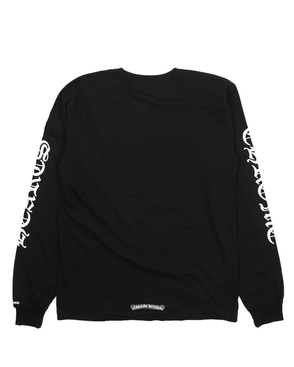 Chrome Hearts "Neck Logo" L/S Tee Black