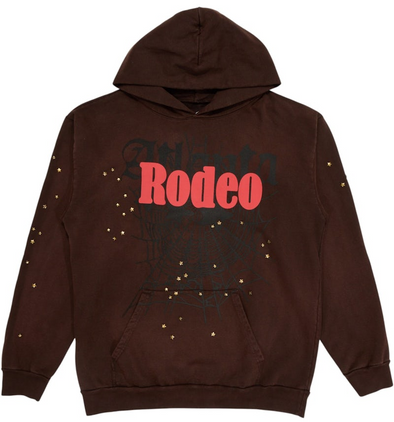 Sp5der x Travis Scott "Days Before Rodeo" Hoodies Brown