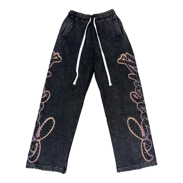 Prestige "Angel" Sweatpants Black/Blue