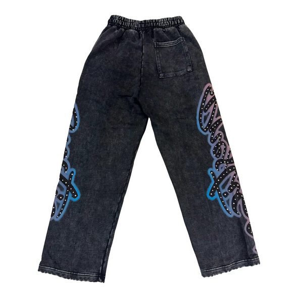 Prestige "Angel" Sweatpants Black/Blue