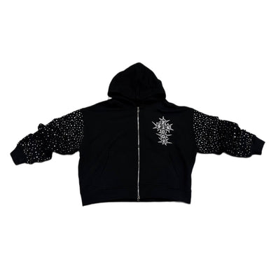 Floor 914 "Chromatic" Zip Up Hoodie Black