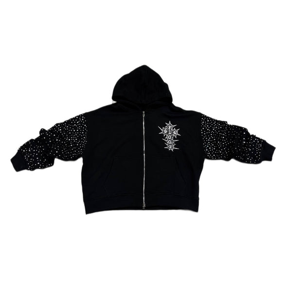 Floor 914 "Chromatic" Zip Up Hoodie Black