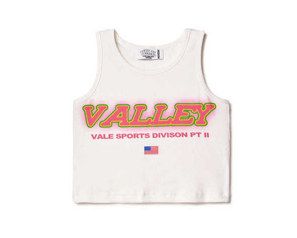 Vale Forever "Valley" Tank Top White