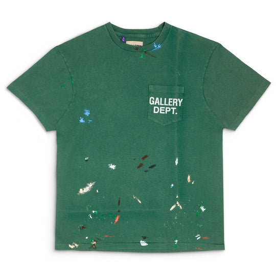 Gallery Dept. "Painted Vintage Logo" Tee Green