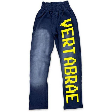 Vertabrae Sweatpants "Navy/Yellow"