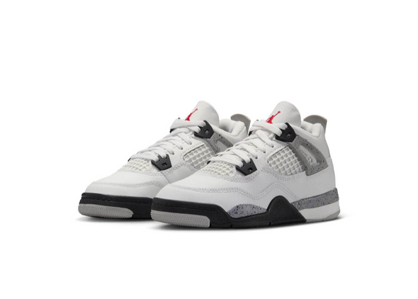 Jordan 4 Retro "White Cement" Pre-School (2025)
