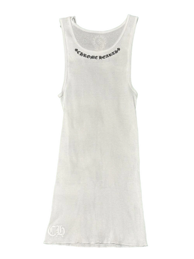 Chrome Hearts "Love You" Tank Top White