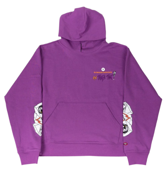 Chrome Hearts x Matty Boy "I Want More Not Less" Hoodie Purple