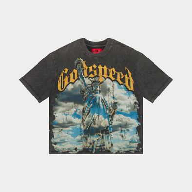 Godspeed "Chrome Liberty" Tee Grey