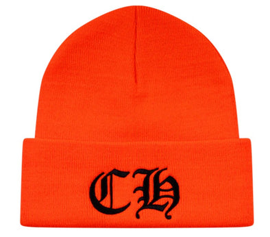 Chrome Hearts "CH Logo" Beanie Orange