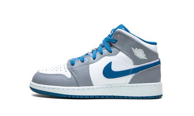 Jordan 1 Mid "True Blue" Grade School (Worn)