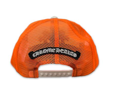 Chrome Hearts "Miami Exclusive Neon Cemetery" Trucker Orange