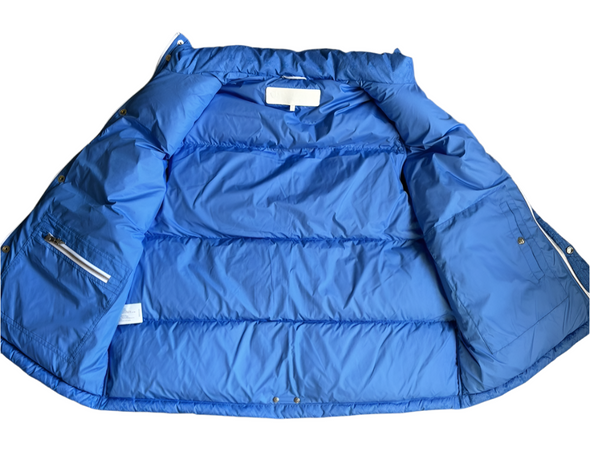 Chrome Hearts "Monogram Print" Puffer Vest Blue