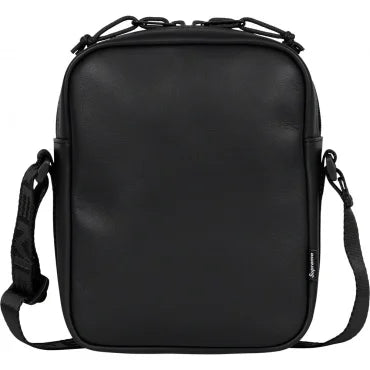 Supreme "Leather" Shoulder Bag Black
