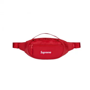 Supreme "Leather" Waist Bag Red