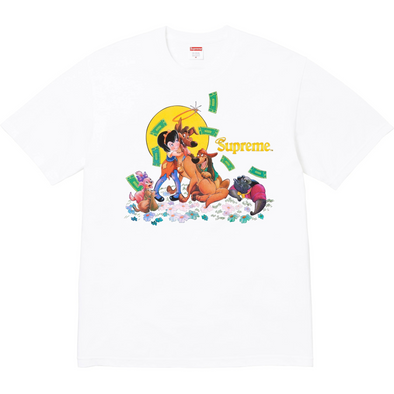 Supreme "All Dogs Go To Heaven" Tee White