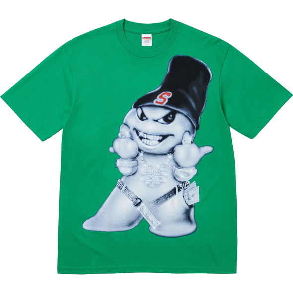 Supreme "Snowman" Tee Green