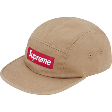 Supreme "Washed Chino Twill" Camp Cap Tan