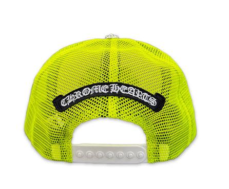 Chrome Hearts "Miami Exclusive Neon Cemetery" Trucker Green