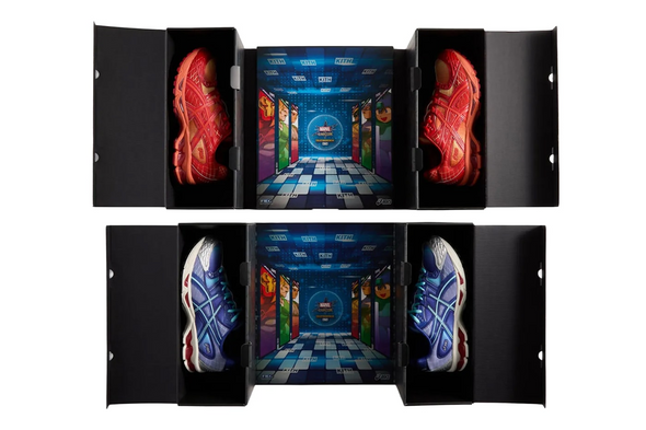 Kith x Asics "Marvel vs. Capcom - Iron Man vs. Mega Man" Pack