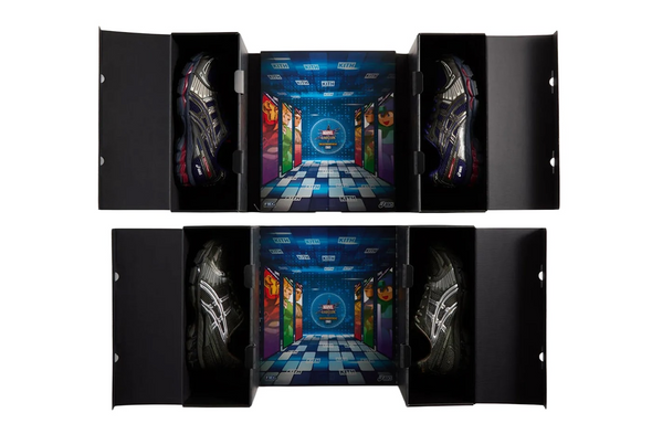 Kith x Asics "Marvel vs. Capcom - Captain America vs. Guile" Pack