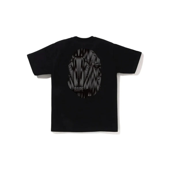 BAPE "Grey Speed Racer" Big Ape Head Tee Black