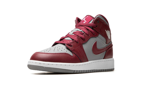 Jordan 1 Mid "Cherrywood Red" Grade School (Worn)