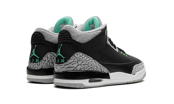 Jordan 3 Retro "Green Glow" Grade School