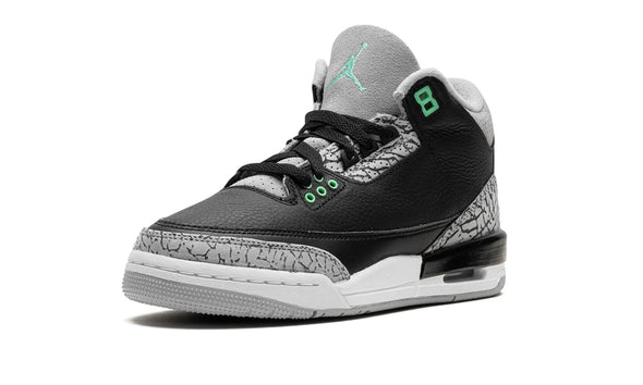 Jordan 3 Retro "Green Glow" Grade School