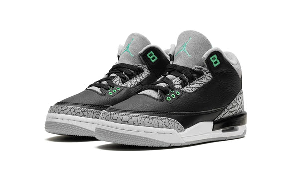 Jordan 3 Retro "Green Glow" Grade School