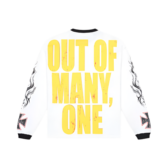 Godspeed "Long Lonely Road" L/S Tee White