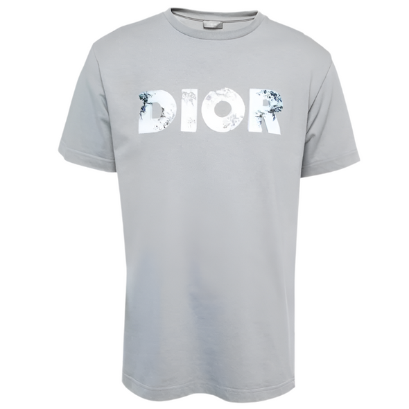 Christian Dior x Daniel Arsham "Logo" Tee Grey (Worn)