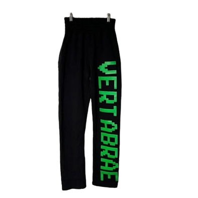 Vertabrae Sweatpants "Black Neon Green"