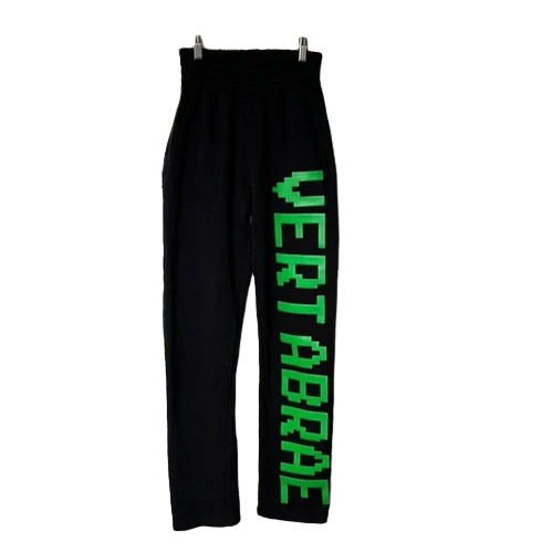 Vertabrae Sweatpants "Black Neon Green"