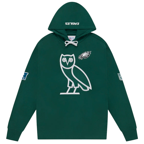 OVO x NFL "Philadelphia Eagles" Hoodie Midnight Green