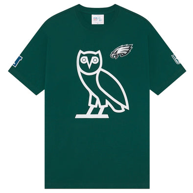 OVO x NFL "Philadelphia Eagles" Tee Midnight Green