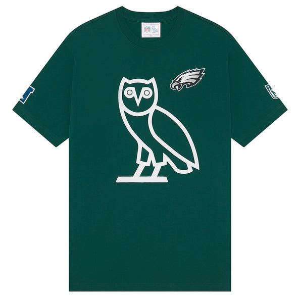 OVO x NFL "Philadelphia Eagles" Tee Midnight Green