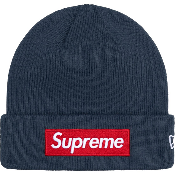 Supreme "Box Logo" Beanie Navy (2024)